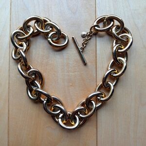 JCrew 18" Gold Chain Link Necklace